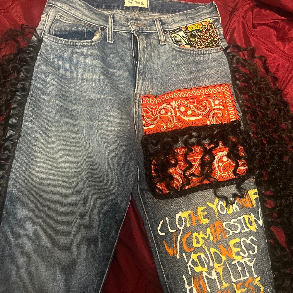 Hair Couture Mom Jeans